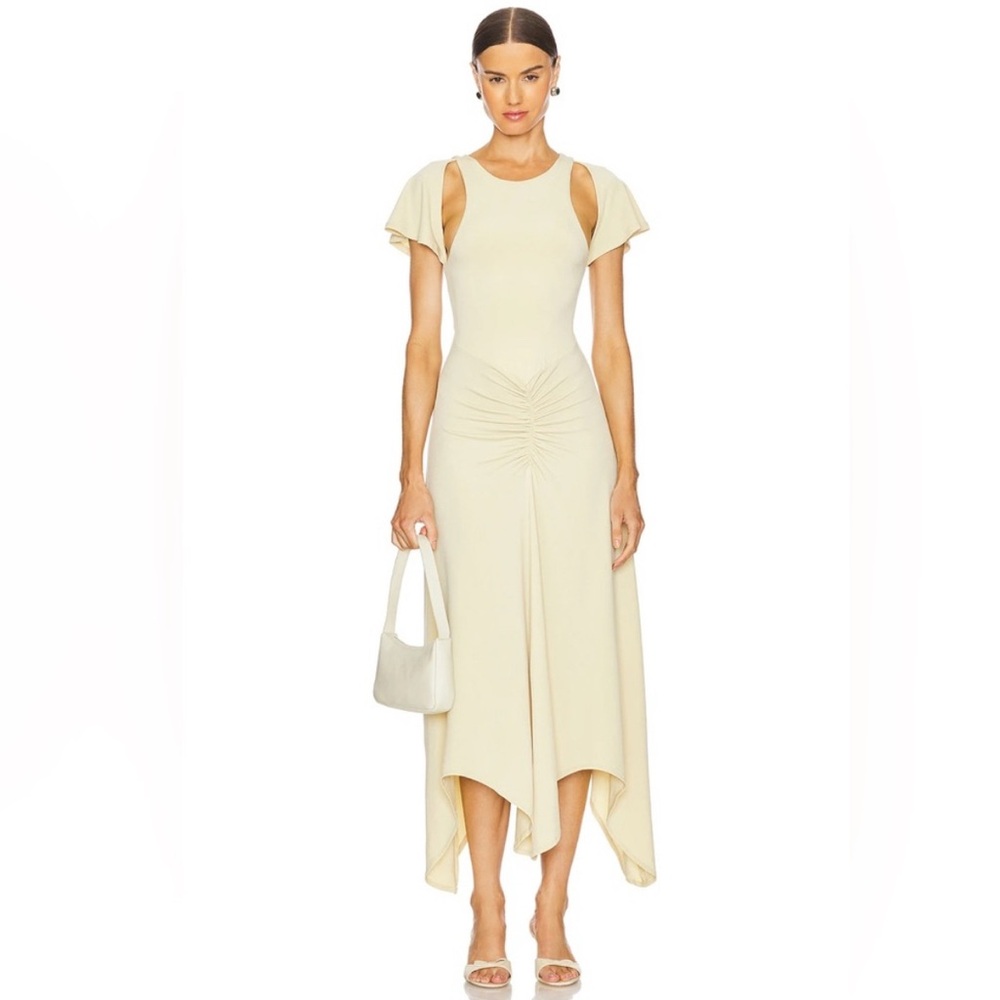 WeWoreWhat Asymmetrical midi dress